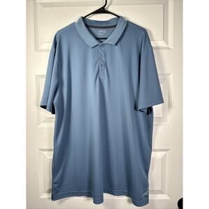 BCG Men’s Polo Golf Shirt Blue Short Sleeve Size 3XL XXXL Preppy Work Business